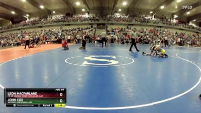 90 lbs Champ. Round 2 - Leon Macfarland, FH Jr Vikings Wrestling Club-AAA vs John Cox, Victory Wrestling-AAA