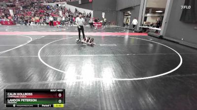 63 lbs Cons. Round 4 - Calin Kollross, Luxemburg-Casco vs Landon Peterson, Freedom