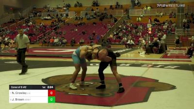 197 lbs Consi Of 8 #2 - Nunzio Crowley, Long Island U. vs Jt Brown, Army