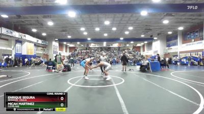 190 lbs Cons. Round 2 - Enrique Segura, Redwood -Visalia vs Micah Martinez, Cleveland