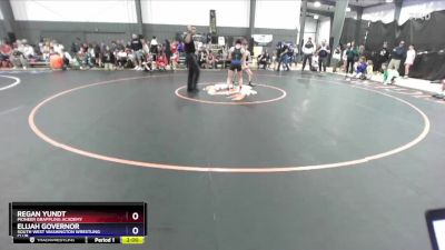 92 lbs Round 2 - Regan Yundt, Pioneer Grappling Academy vs Elijah Governor, South West Washington Wrestling Club