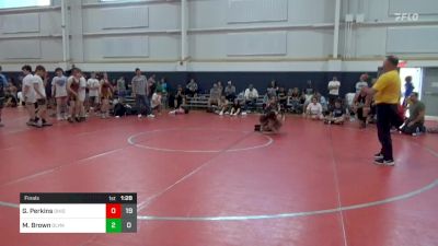 96 lbs Final - Gunner Perkins, Ohio Gold 14K vs Mason Brown, Olympia National