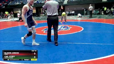 4A-126 lbs Quarterfinal - Blason Jordon, Perry vs Cael Kusky, Lovett School