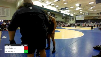 147 lbs Semifinal - Moses Mirabal, Gilroy vs Ryan Bennett, St. Edward (OH)