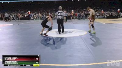 D4-126 lbs Quarterfinal - Kaiden Rieth, Niles Brandywine HS vs Wyatt Hanel, Inland Lakes HS