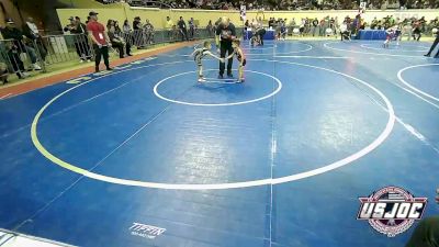 37 lbs Round Of 16 - Shia Sandoval, Ponca City Wildcat Wrestling vs Hux Smith, Little Axe Takedown Club