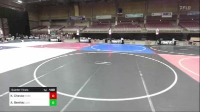 55 lbs Quarterfinal - Kenzo Chavez, Duran WC vs Armani Benitez, Juic3 Academy