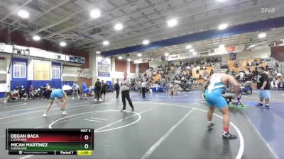 190 lbs Cons. Round 6 - Micah Martinez, Cleveland vs Degan Baca, Cleveland