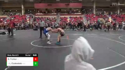 110 lbs Cons. Round 3 - Luke Clydesdale, Norton Wrestling Club vs Bodie Fichter, Team Central