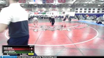 197 lbs Cons. Round 7 - Gus Davis, Grand View (Iowa) vs Jack Servies, Marian University (IN)