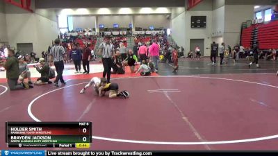 50 lbs Semifinal - Holder Smith, Ranburne Youth Wrestling vs Brayden Jackson, North Alabama Elite Wrestling