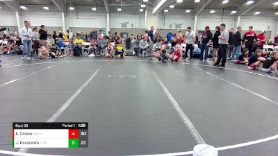 120 lbs Round 8 (10 Team) - Jayden Escalante, Florida Scorpions vs Elliott Crews, Machine Shed