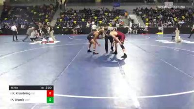 197 lbs Prelims - Kole Kreinbring, Coe College vs Kobe Woods, Wartburg College