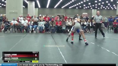 149 lbs Round 1 (16 Team) - Brock Parker, Wisconsin-Platteville vs Daniel Uribe, Wabash