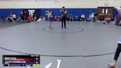 78 lbs Round 2 - Austin Chamberland, Suples vs Brock Gale, Marsh Valley Wrestling Club