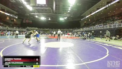 285 lbs Cons. Round 2 - Andrew Thomas, Rio Linda vs Jacob Maldonado, Linden