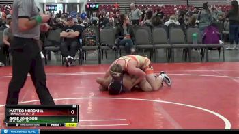 159 lbs Round 1 (8 Team) - Gabe Johnson, PA Alliance vs Matteo Noronha, Team Gotcha (IL)