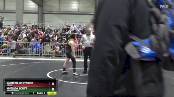 110 lbs Champ. Round 1 - Matilda Scott, Power House vs Jacklyn Whiteside, Circle