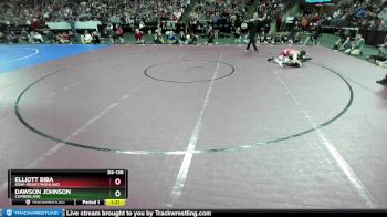 D3-138 lbs 1st Place Match - Dawson Johnson, Cumberland vs Elliott Biba, Iowa-Grant/Highland