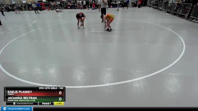 110 lbs Cons. Round 1 - Kaelie Plaskey, Texas vs Jacianna Beltran, Sunnyside Wrestling Club