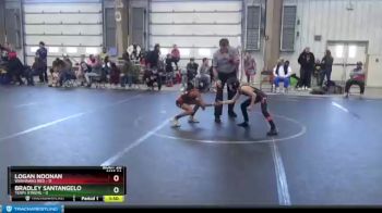 56 lbs Round 5 (8 Team) - Bradley Santangelo, Terps Xtreme vs Logan Noonan, Warhawks Red