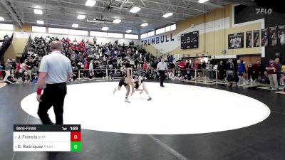 106 lbs Semifinal - Jack Francis, Staples vs Oscar Rodriquez, Trumbull