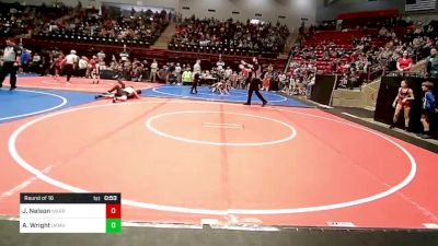 110 lbs Round Of 16 - Jeron Nelson, Warrior Wrestling Club vs Alijeh Wright, Okmulgee