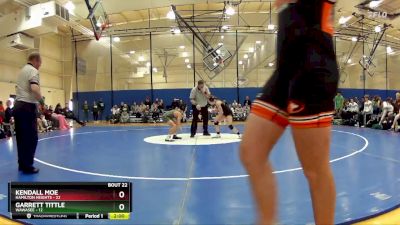 106 lbs Semis & Wb (16 Team) - Garrett Tittle, Wawasee vs Kendall Moe, Hamilton Heights