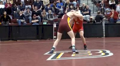 157 lbs semi-finals John Greisheimer Edinboro vs. Frank Hickman Bloomsburg