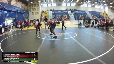 220 lbs Champ Round 1 (16 Team) - Omarion James, OutKast WC vs Jaylin Bien-aime, Big Man Wrestling