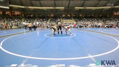 112 lbs Consolation - Karver Baker, Broken Arrow Wrestling Club vs Jake Hart, Perkins