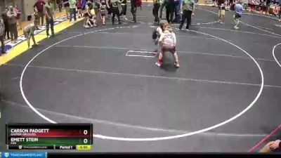 105 lbs Round 5 - Emett Stein, C2x vs Carson Padgett, Gaston Grizzlies