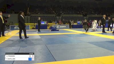 COLE FRANSON vs TYSON ANTILLON 2018 Pan Jiu-Jitsu IBJJF Championship