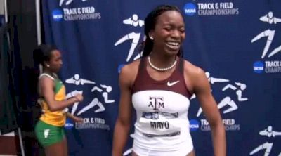 Gabby Mayo Texas AM into finals 2011 NCAA Indoors