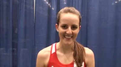 Holly Van Dalen after 5k 2011 NCAA Indoors