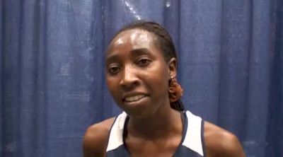 Risper Kimaiyo after 5k 2011 NCAA Indoors