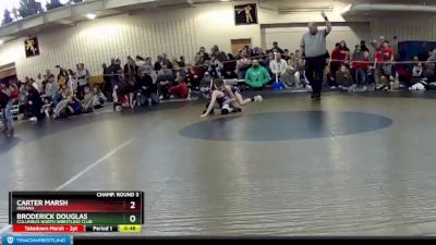 70 lbs Champ. Round 3 - Carter Marsh, Indiana vs Broderick Douglas, Columbus North Wrestling Club