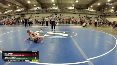 70 lbs Cons. Round 5 - Abel Corns, Team North Stars Wrestling Club-AA vs Ira Samm, Greater Heights Wrestling-AAA