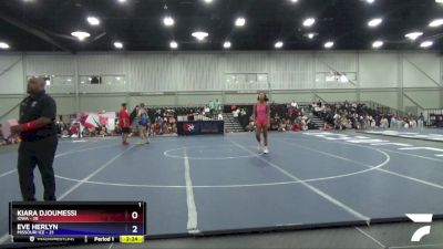 138 lbs Semis & 3rd Wb (16 Team) - Kiara Djoumessi, Iowa vs Eve Herlyn, Missouri Ice