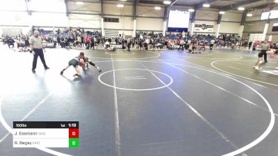 150 lbs Round Of 16 - Jackson Esemann, Takedown Express vs Rigdon Begay, East Valley WC