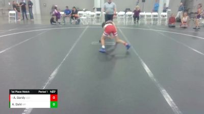 72 lbs 1st Place Match - Adam Gordy, Legend vs Andrew Dahl, Williamsburg Wrestling Club