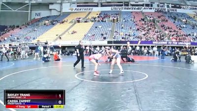 130 lbs Semis & 3rd Wb (16 Team) - Cassia Zammit, Presbyterian vs Bayley Trang, Sacred Heart