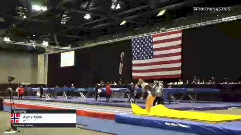 Avery Slick - Tumbling, OXT - 2021 USA Gymnastics Championships