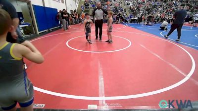 64 lbs Rr Rnd 1 - Easton Vann, Barnsdall Youth Wrestling vs Kace Moore, Collinsville Cardinal Youth Wrestling