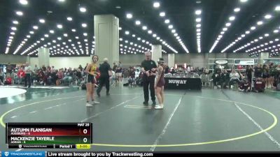 130 lbs 2nd Wrestleback (16 Team) - Mackenzie Tayerle, Adrian vs Autumn Flanigan, Augsburg