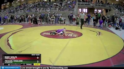 70 lbs Cons. Round 2 - Michael Haglund, Warrenton vs Rory Wolfe, Canby Mat Club