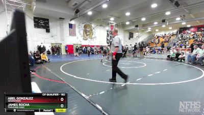 182 lbs Quarterfinal - James Rocha, Thousand Oaks vs Abel Gonzalez, Segerstrom