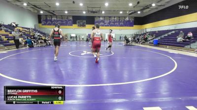 157 lbs Semifinal - Braylon Griffiths, Ottumwa vs Lucas Parietti, Purler Wrestling Academy