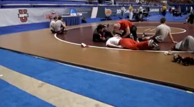 Rob Koll getting a back rub