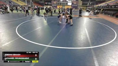 105-113 lbs Round 2 - Nathaniel Moungsiharat, TN vs Jebidiah Ebaugh, IA